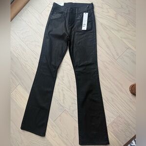 Joe’s JeansBlack Coated Straight-Leg Jeans